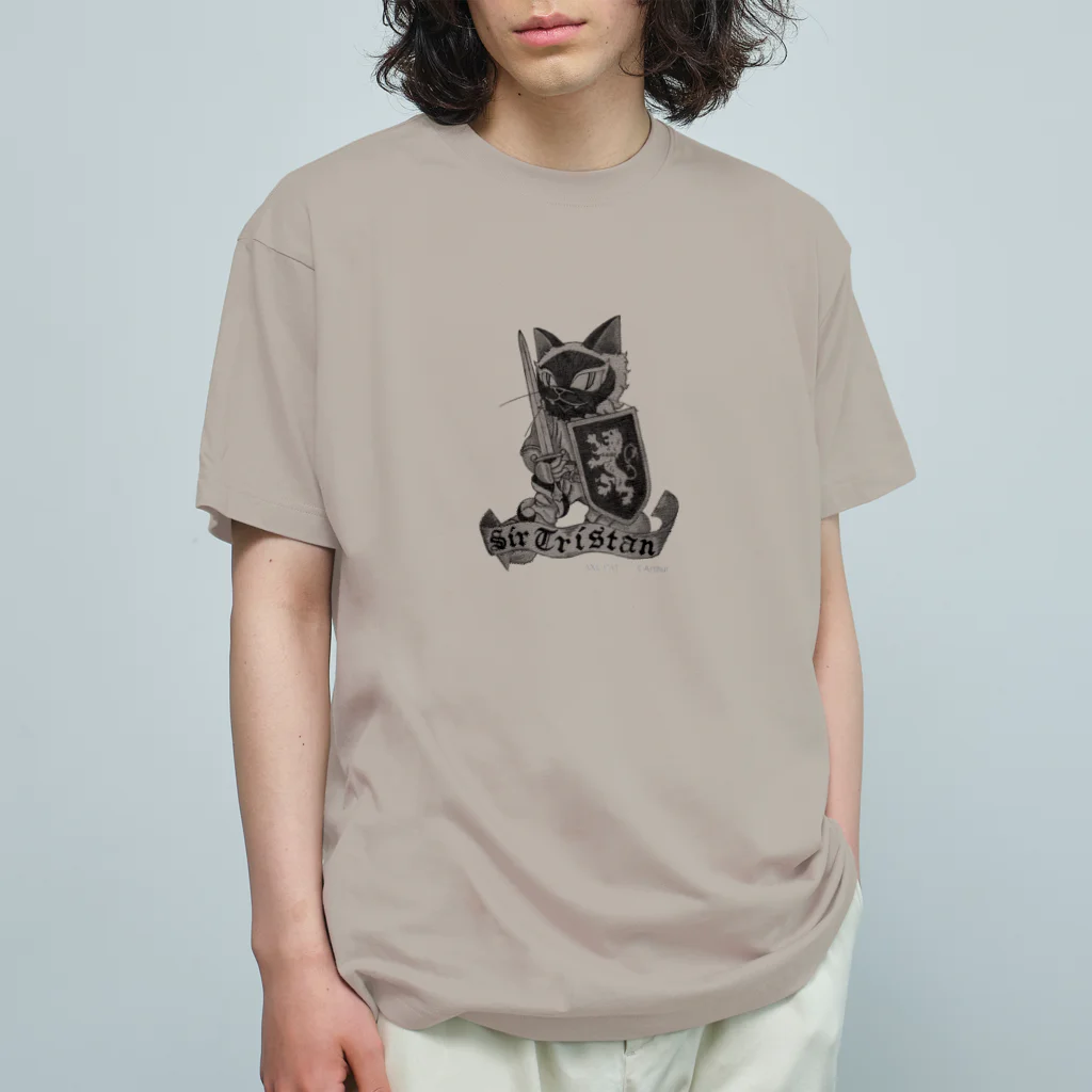 AXL CATのトリスタン (AXL CAT) オーガニックコットンTシャツ