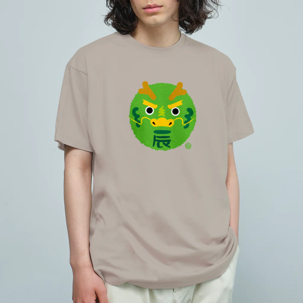 Atelier Pomme verte の竜の顔 オーガニックコットンTシャツ