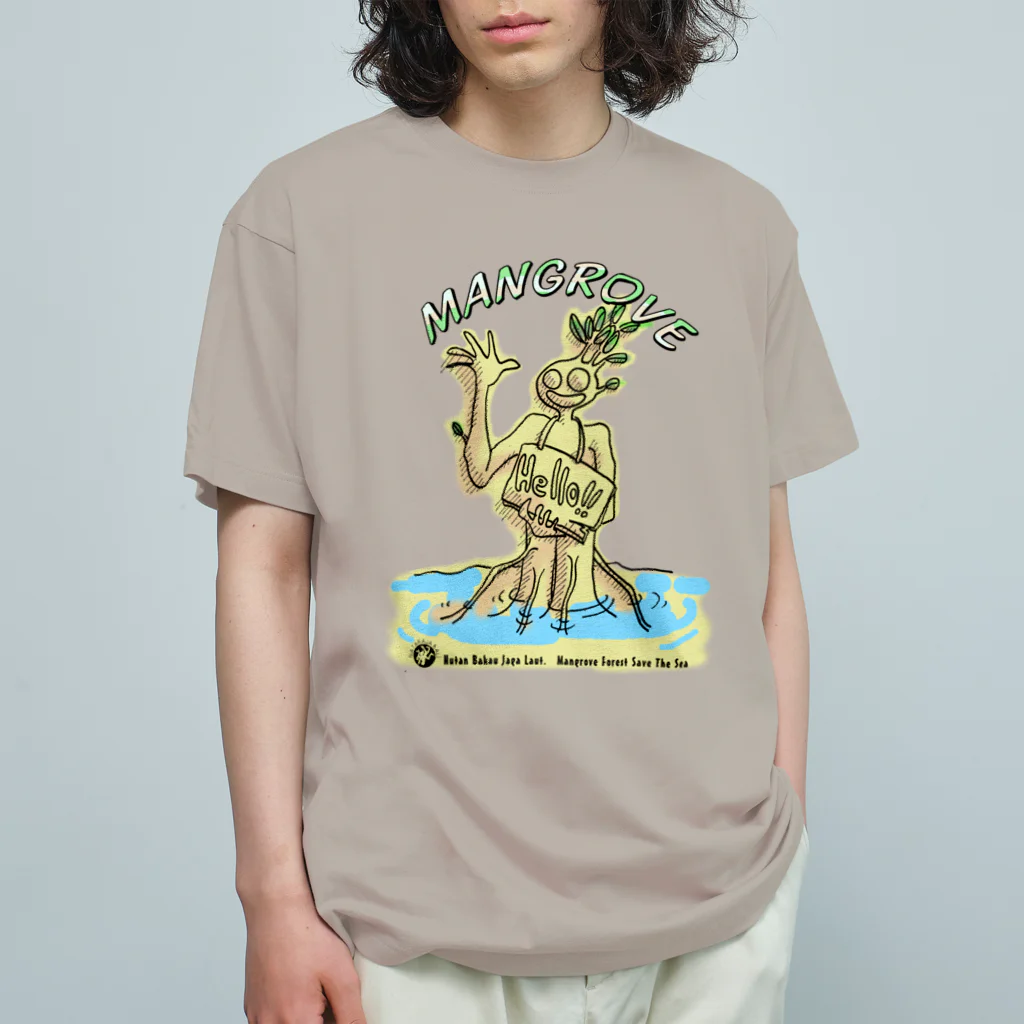 Toko Nataraja Baliのマングローブ　Mangrove Organic Cotton T-Shirt