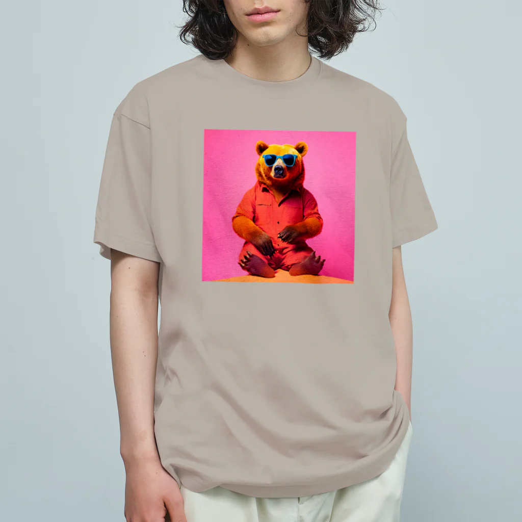 さとうさしみ。のメガネっクマ⑤ Organic Cotton T-Shirt