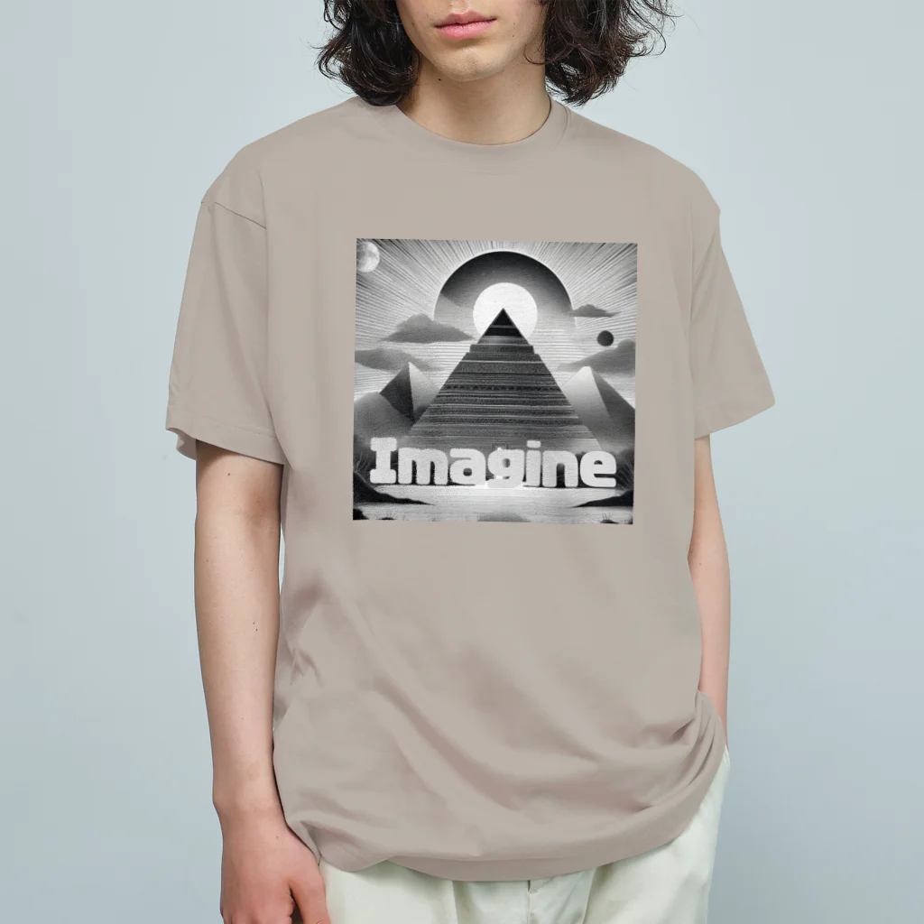 MOONのImagineシリーズ３ オーガニックコットンTシャツ