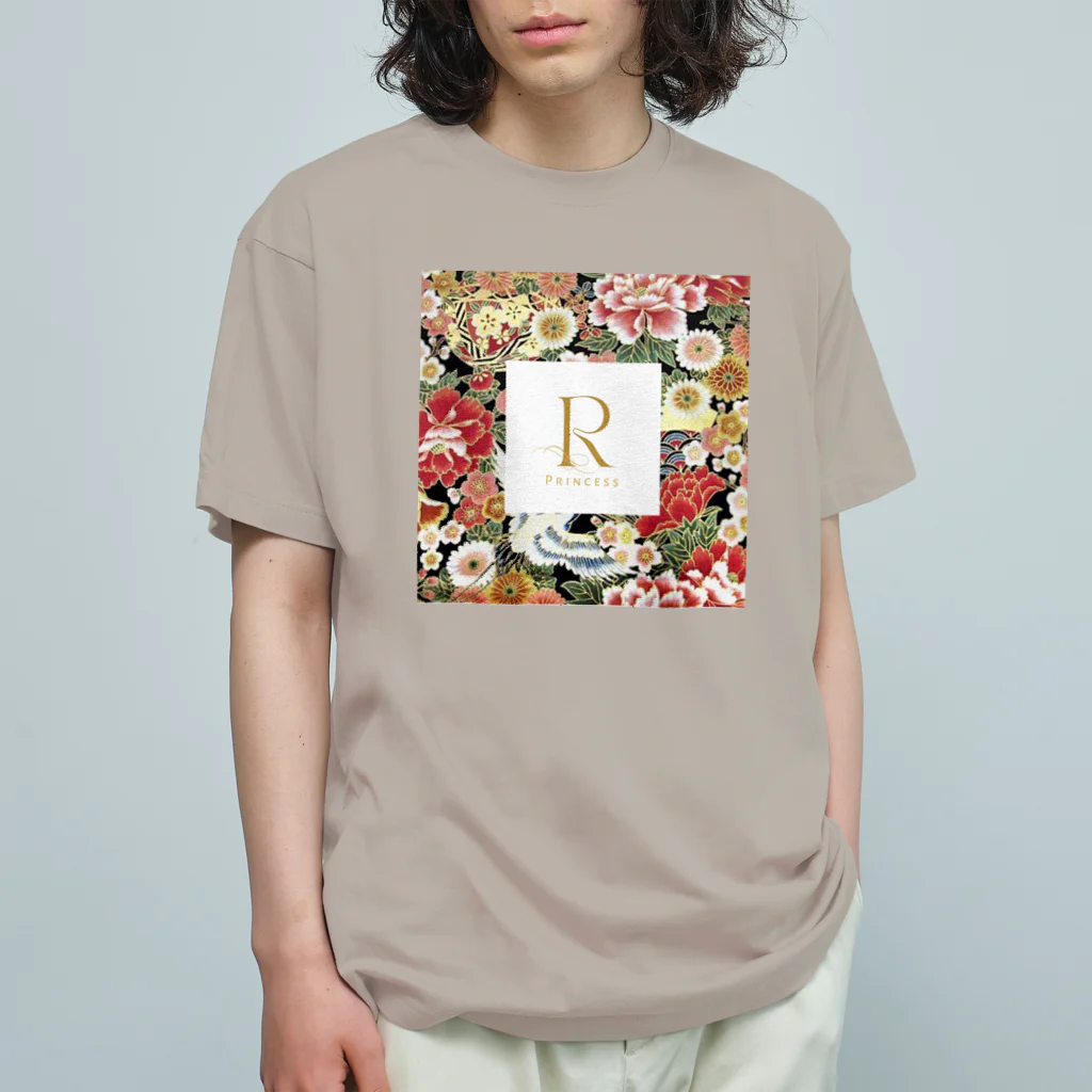 ROYAL Princessの和洋融合デザインシリーズ（黒） Organic Cotton T-Shirt