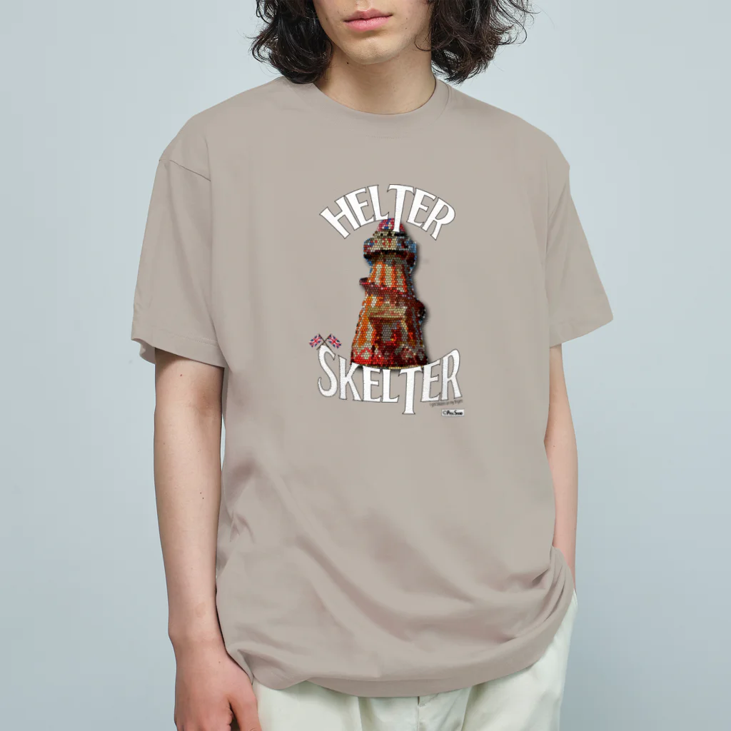 PHSG SOUND 音楽とアートのHELTER SKELTER ヘルタースケルター 悪魔的な大型滑り台 オーガニックコットンTシャツ