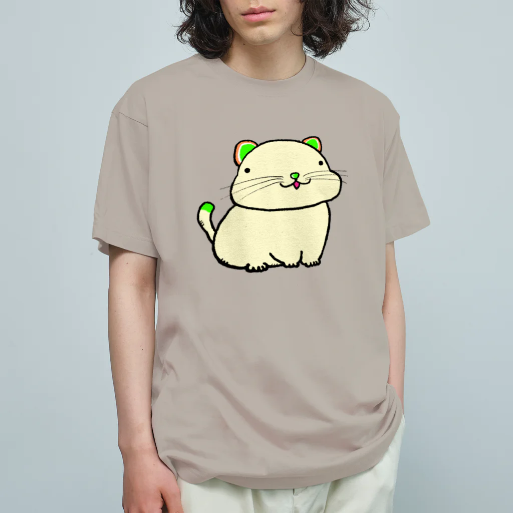 まるちょ屋の猫のほげお Organic Cotton T-Shirt