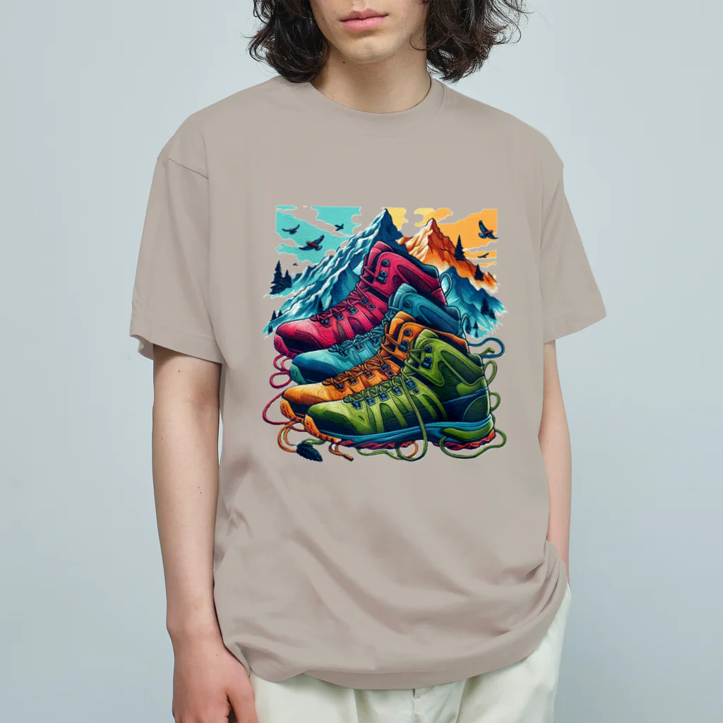 Forêt de Renardsの山の相棒 オーガニックコットンTシャツ