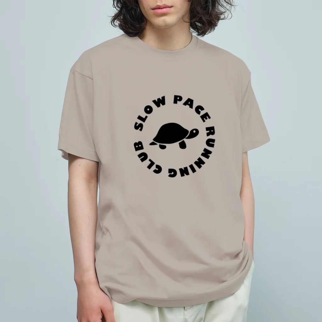 FS☆ランニング(シューズアドバイザー藤原)のSlow Pace Running Club Tシャツ Organic Cotton T-Shirt