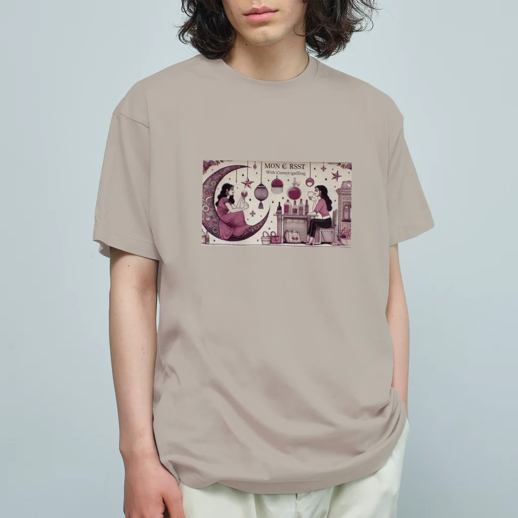 MOONY'S Wine ClosetのExotic オーガニックコットンTシャツ