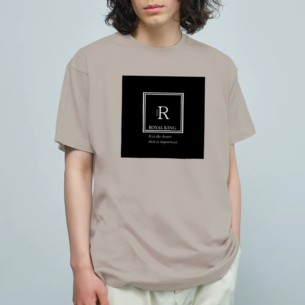 ROYAL PrincessのRKスクエアデザイン オーガニックコットンTシャツ