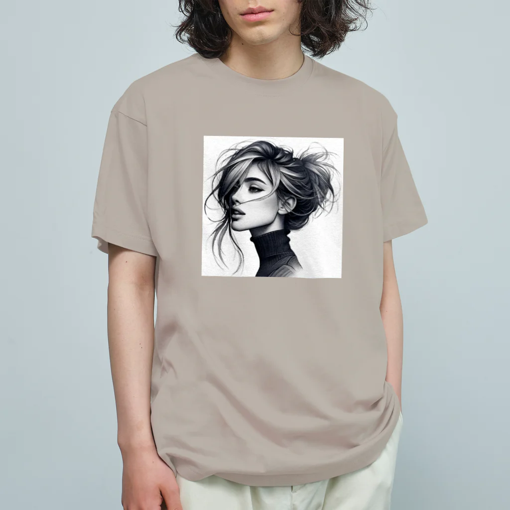 ニュートラルノードの✨Elegant Sketch✨ オーガニックコットンTシャツ