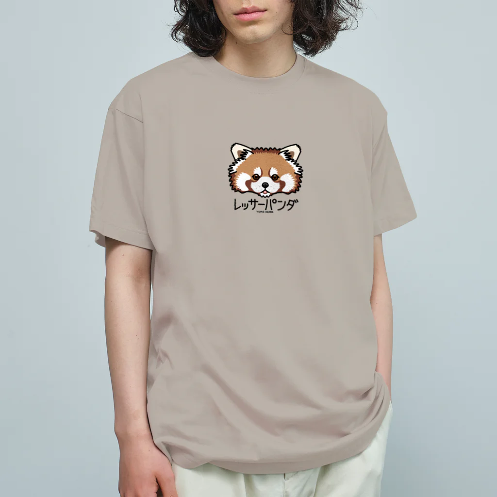 オガワユミエの09レッサーパンダ（キャラ） Organic Cotton T-Shirt