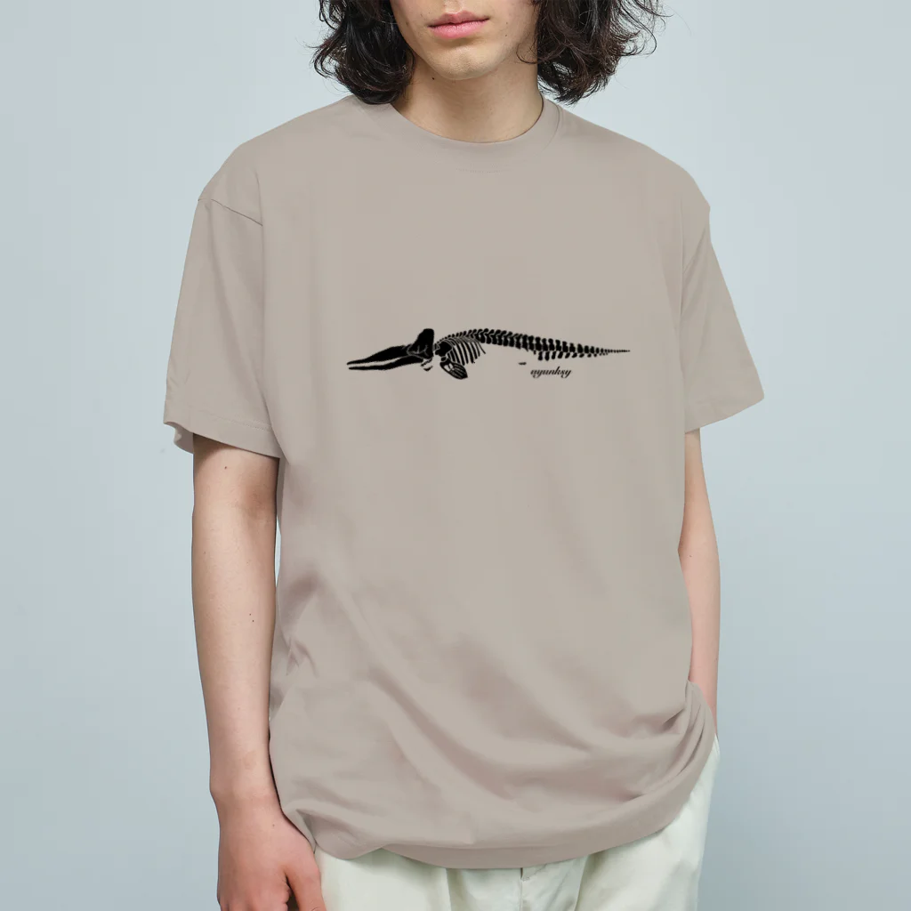 ayunksyのマッコウクジラの標本 オーガニックコットンTシャツ