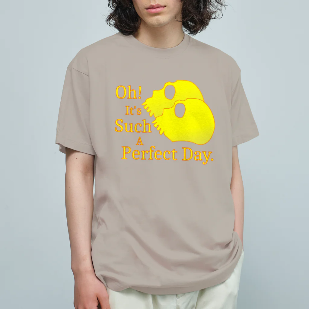 『NG （Niche・Gate）』ニッチゲート-- IN SUZURIのOh! It's Such A Perfectday.（黄色） Organic Cotton T-Shirt