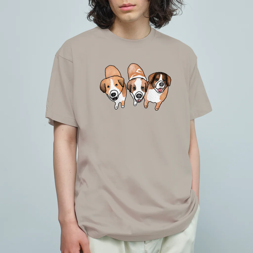 カナダで超大型犬と暮らす　Northern-Fieldのアンジンボウ（Bタイプ） オーガニックコットンTシャツ