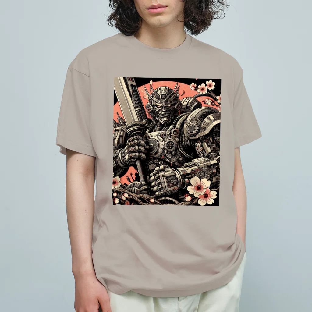 EIKATSU（和風テイスト）のサムライメカ Organic Cotton T-Shirt