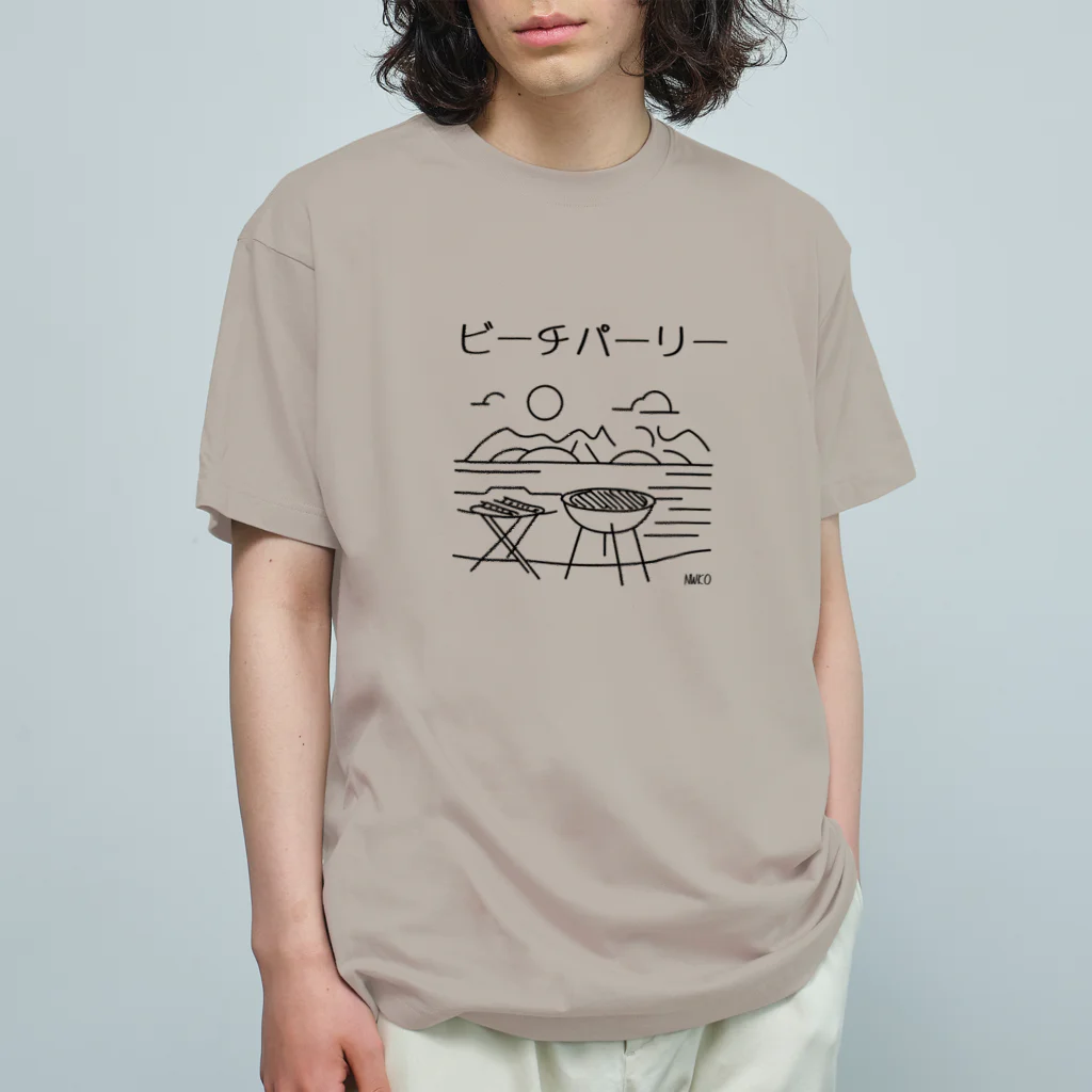 nwkoのビーチパーリー_style03 オーガニックコットンTシャツ