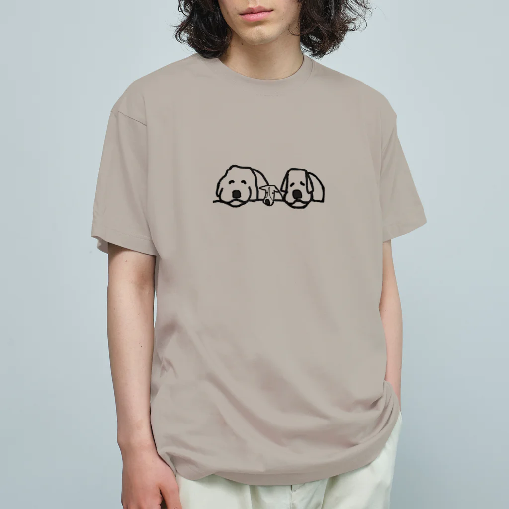 ゴールデンレトリバー レガロの仲良し Organic Cotton T-Shirt