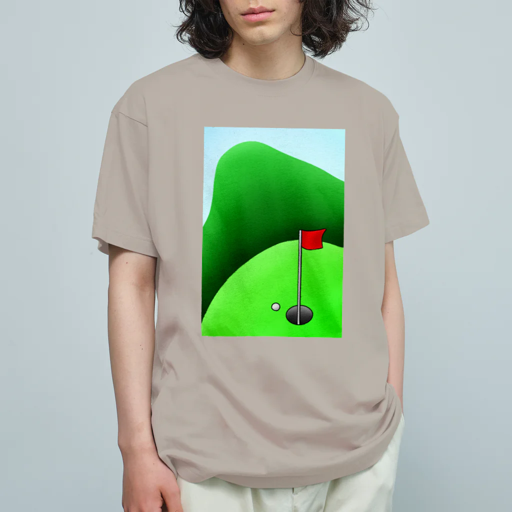 Lily bird（リリーバード）の長くのびるゴルフ場 Organic Cotton T-Shirt