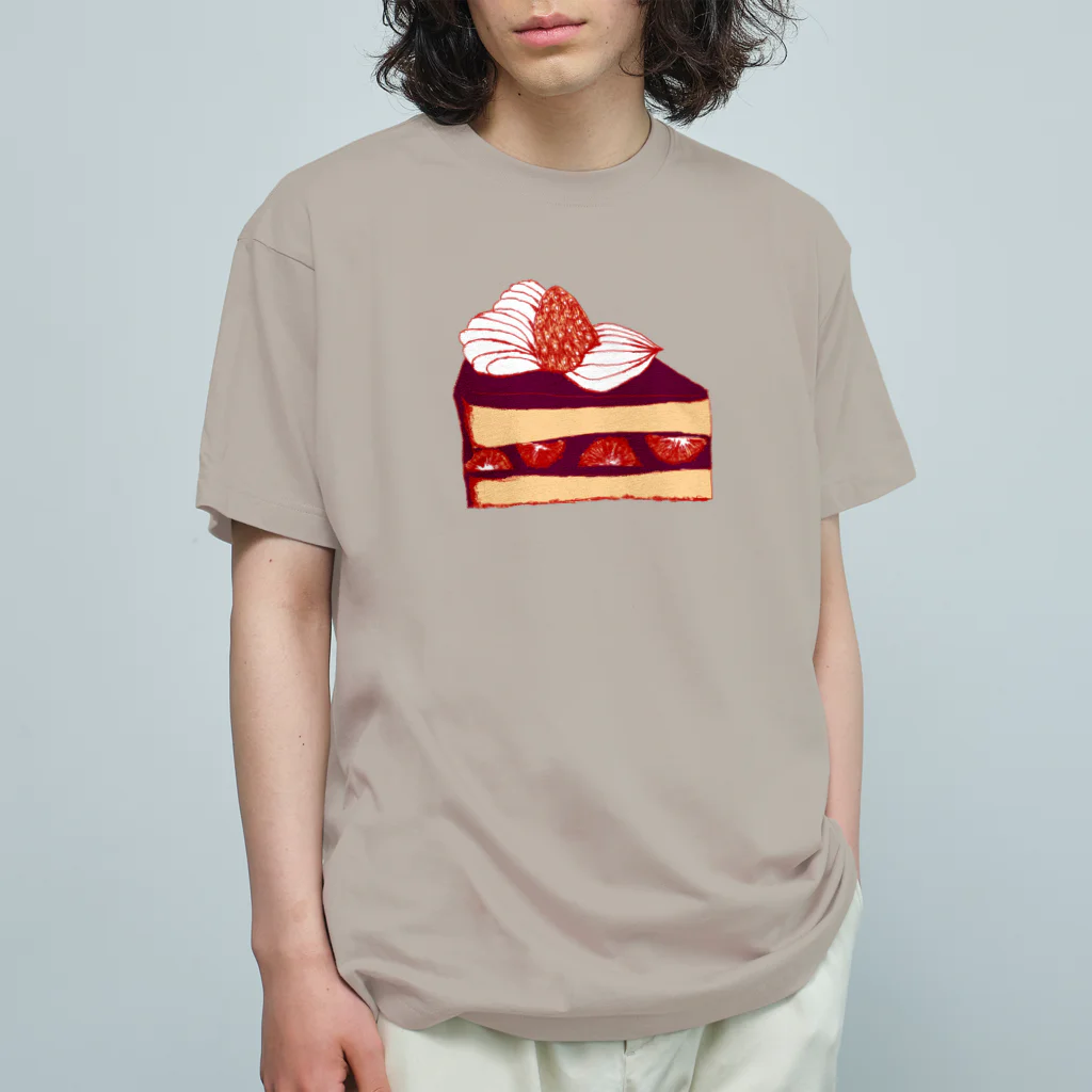 NIKORASU GOのショートケーキ Organic Cotton T-Shirt