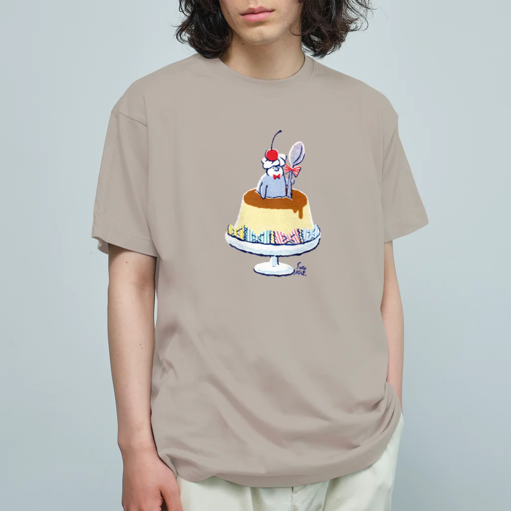 サトウノリコ*のペンギンプリン オーガニックコットンTシャツ