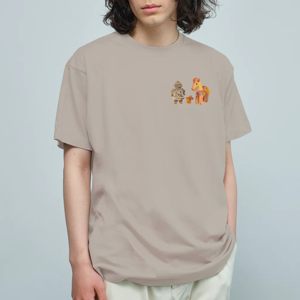 WAMI ARTの縄文仲間 オーガニックコットンTシャツ