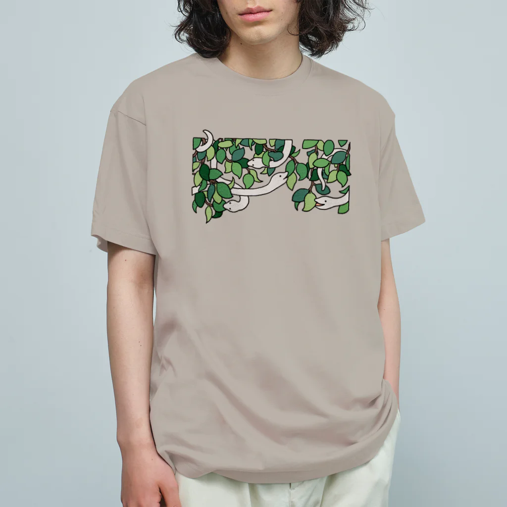 👻📗の夢の蛇（しろへび） Organic Cotton T-Shirt