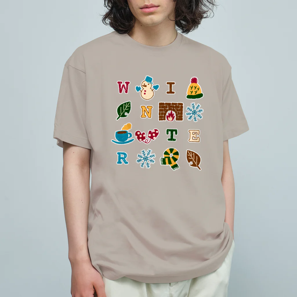 のぐちさきのほっこりウィンター オーガニックコットンTシャツ