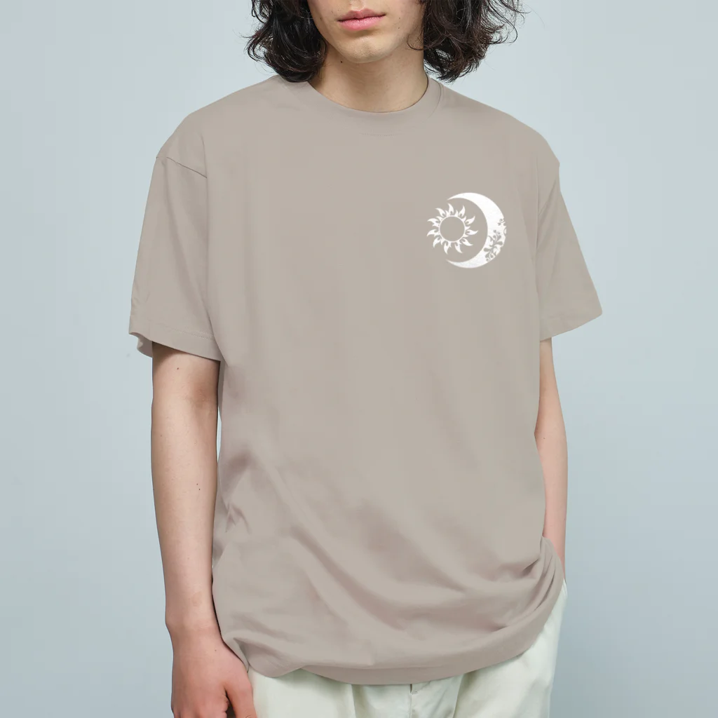 Senseの太陽と月 オーガニックコットンTシャツ