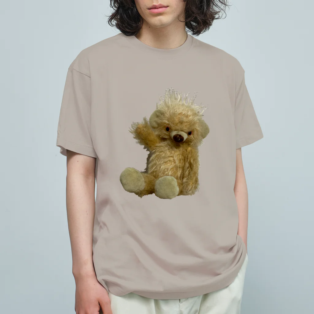 E-MVのモシャモシャベア　やあ！バイバイ！ Organic Cotton T-Shirt