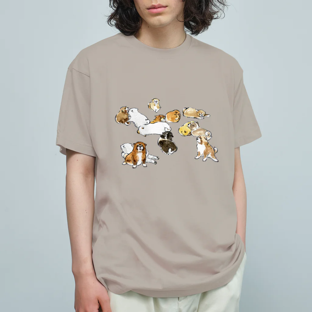 segasworksの仔犬 オーガニックコットンTシャツ