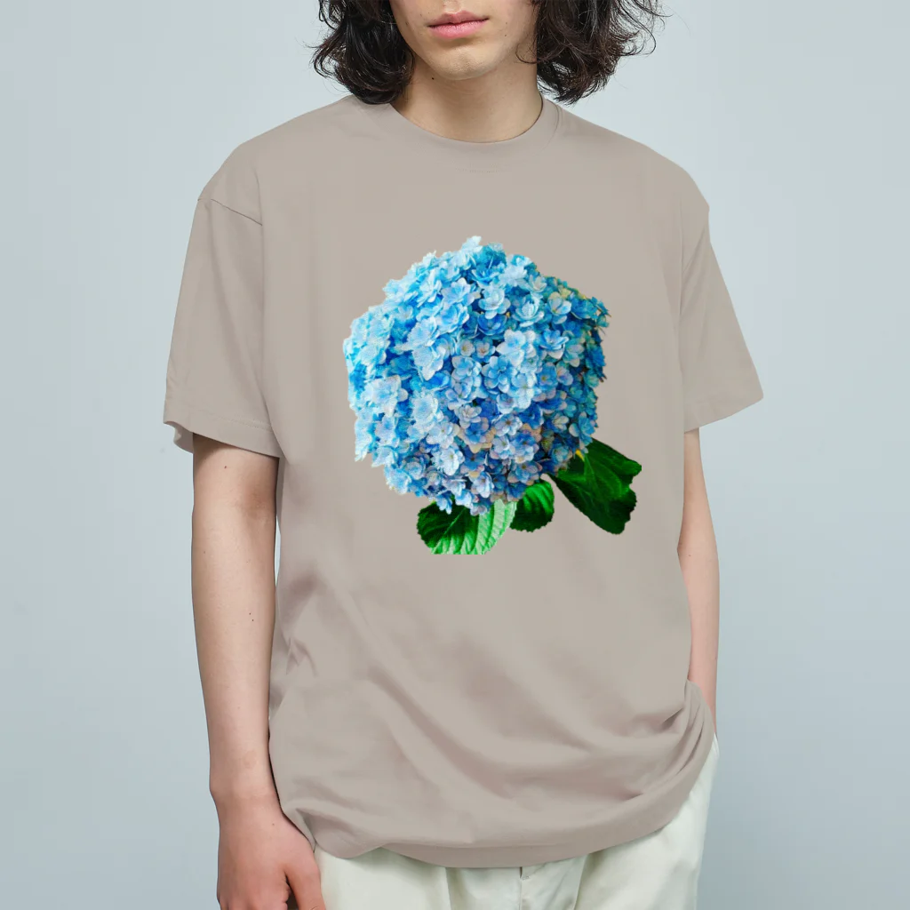 aiueoneko358のあじさい Organic Cotton T-Shirt