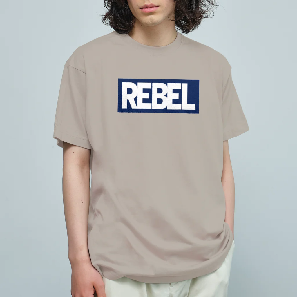 GALACTIC REBELのREBEL BLUE オーガニックコットンTシャツ