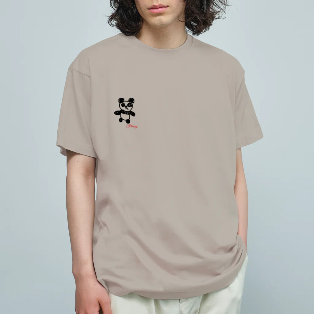 Tommyのパンダ オーガニックコットンTシャツ