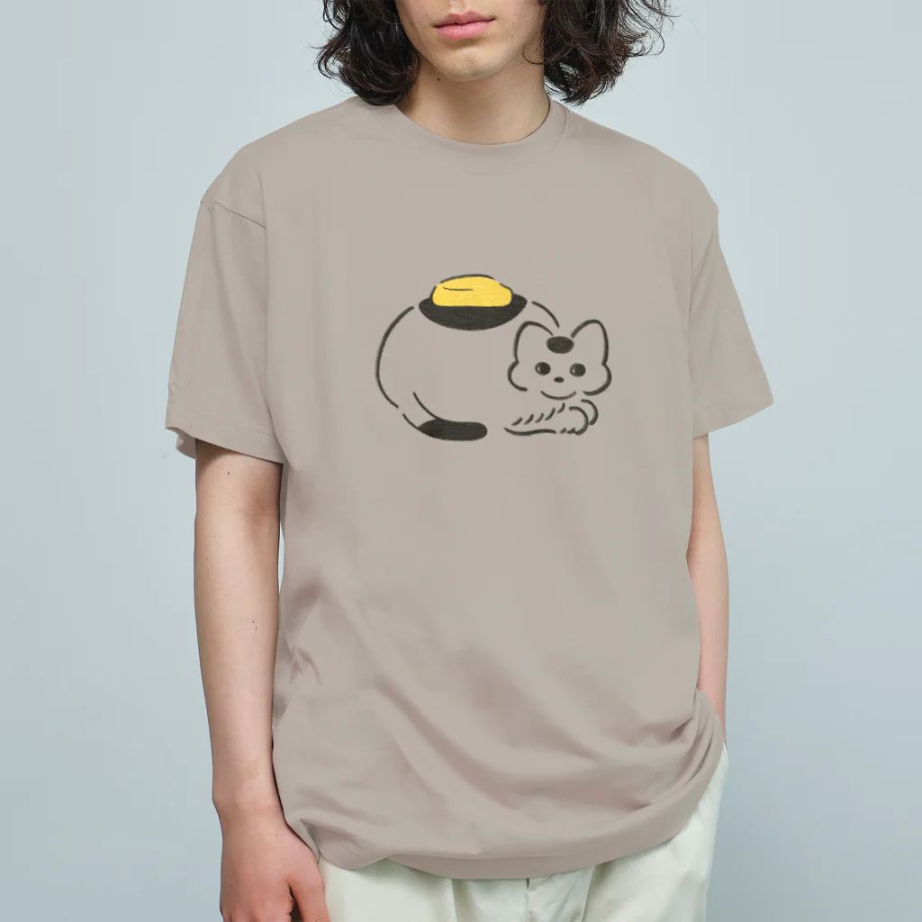 みかたきなこのとろけるバター オーガニックコットンTシャツ