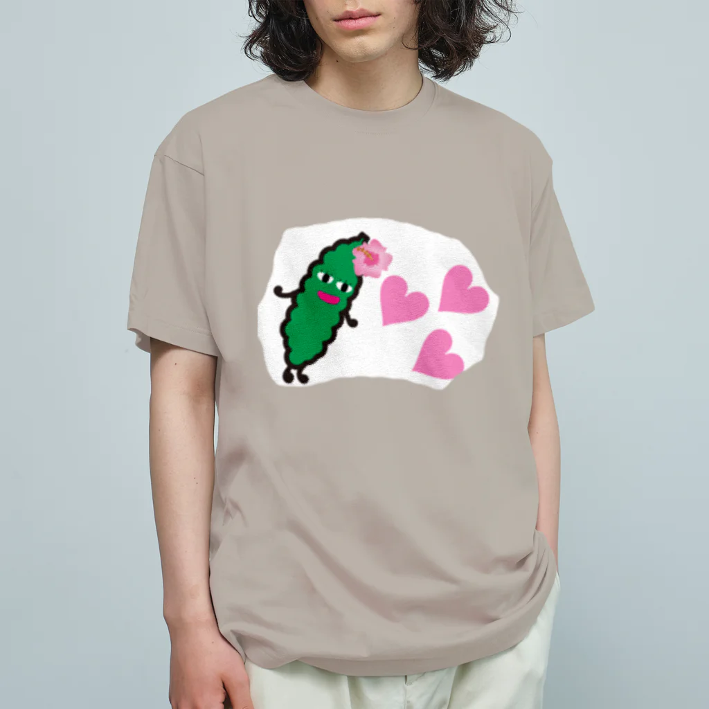 ハロー! オキナワのそれは、ゴーヤからの愛 Organic Cotton T-Shirt