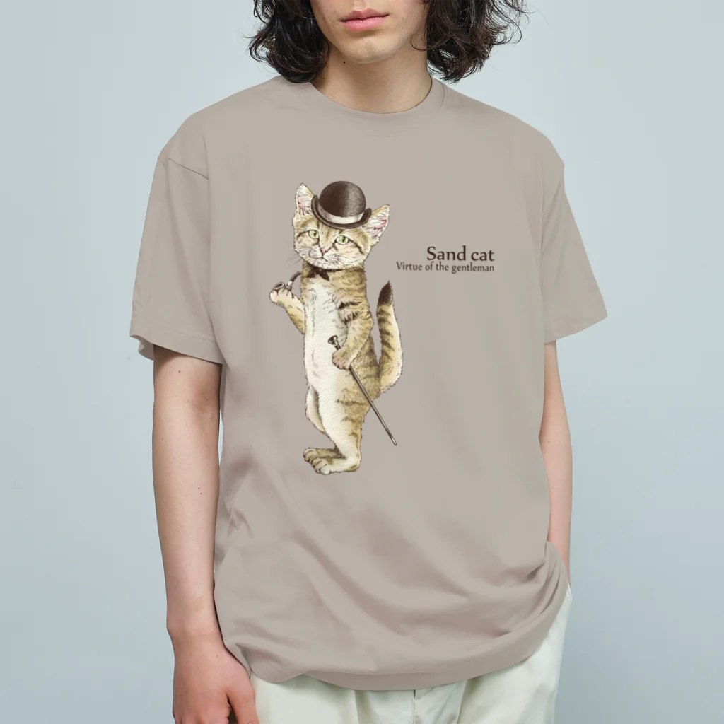 アトリエPTIMOのスナネコ紳士 Organic Cotton T-Shirt