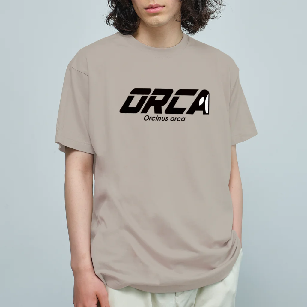 クジラの雑貨屋さん。のORCA ロゴ Organic Cotton T-Shirt