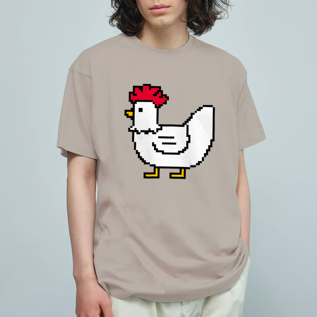 ムエックネのニワトリ オーガニックコットンTシャツ