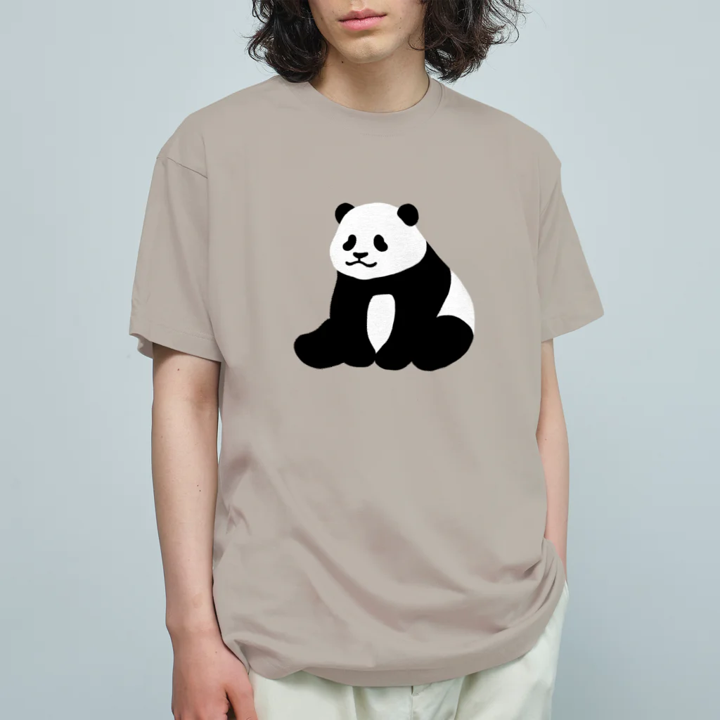 chippokeのころころパンダ（おすわり） Organic Cotton T-Shirt