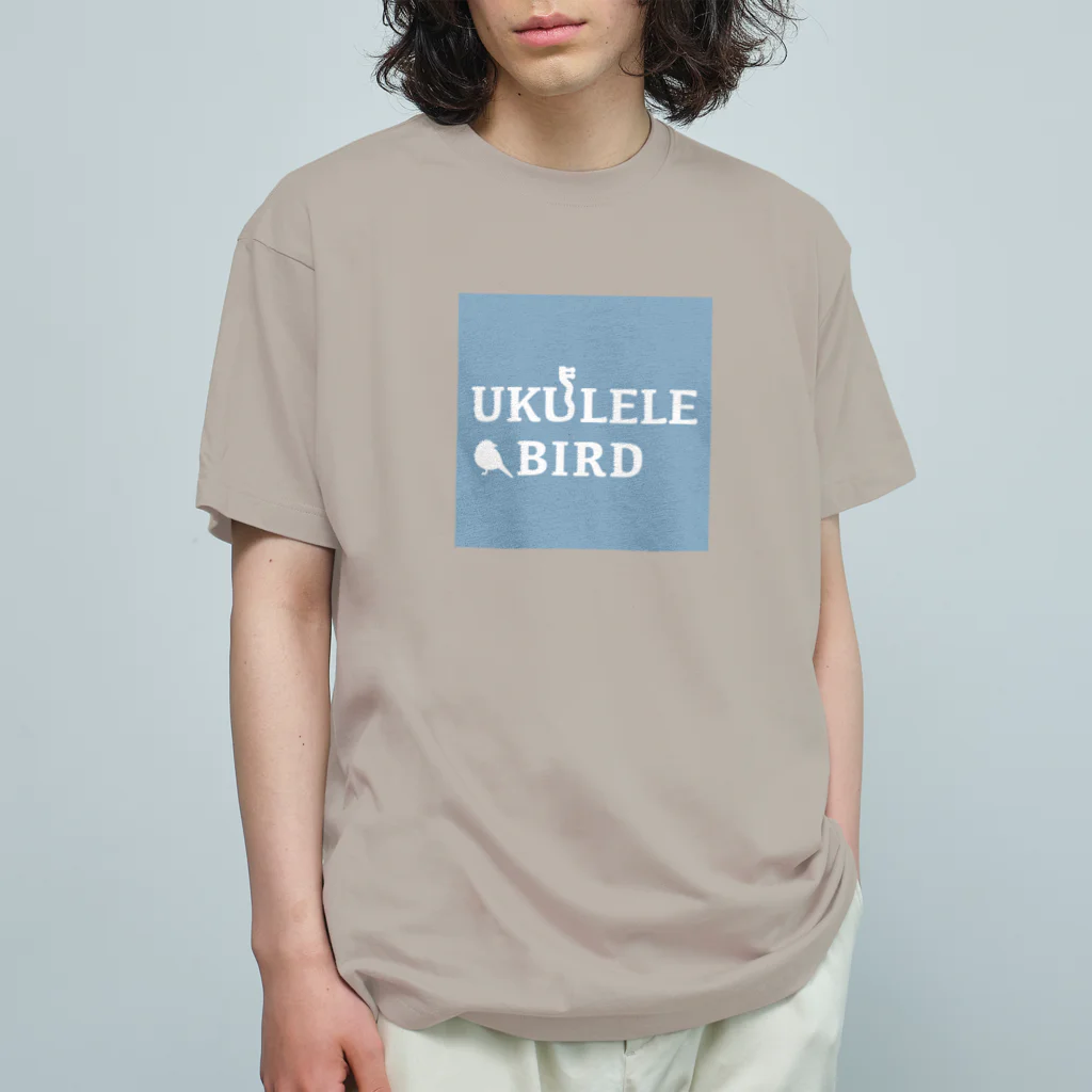 UKULELEBIRDのウクレレバード公式グッズ（スクエアロゴ） オーガニックコットンTシャツ
