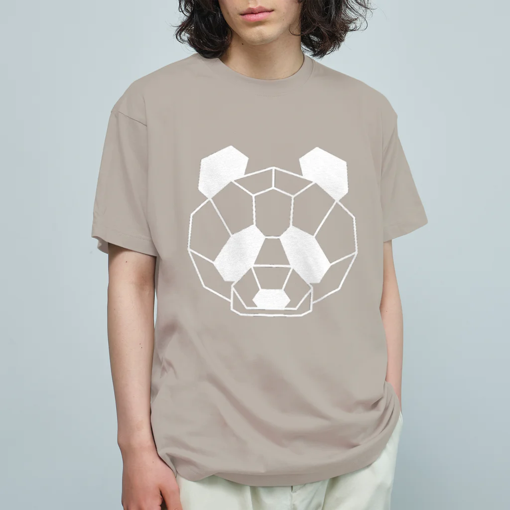 panmiのおしゃんパンダ(白) Organic Cotton T-Shirt