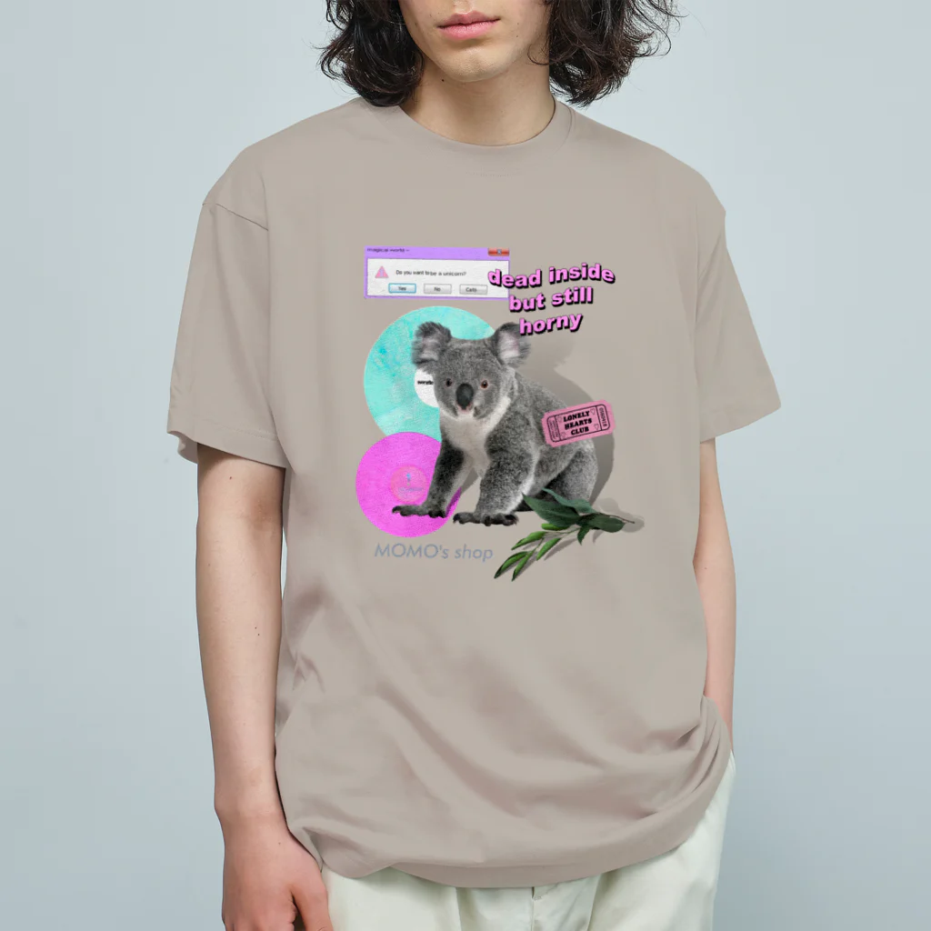 𝙈𝙊𝙈𝙊'𝙨 𝙎𝙝𝙤𝙥のコアラKING Organic Cotton T-Shirt