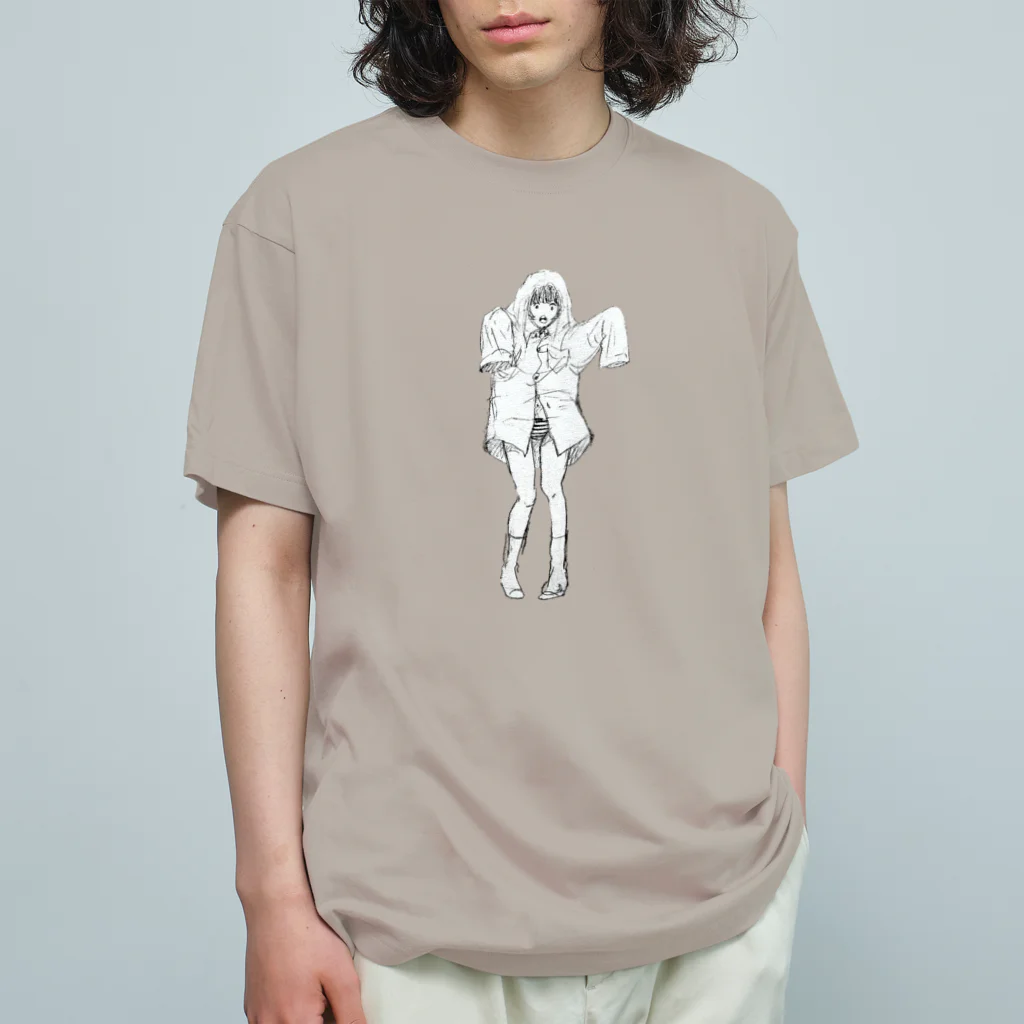 evaの女の子　おばけごっこ オーガニックコットンTシャツ