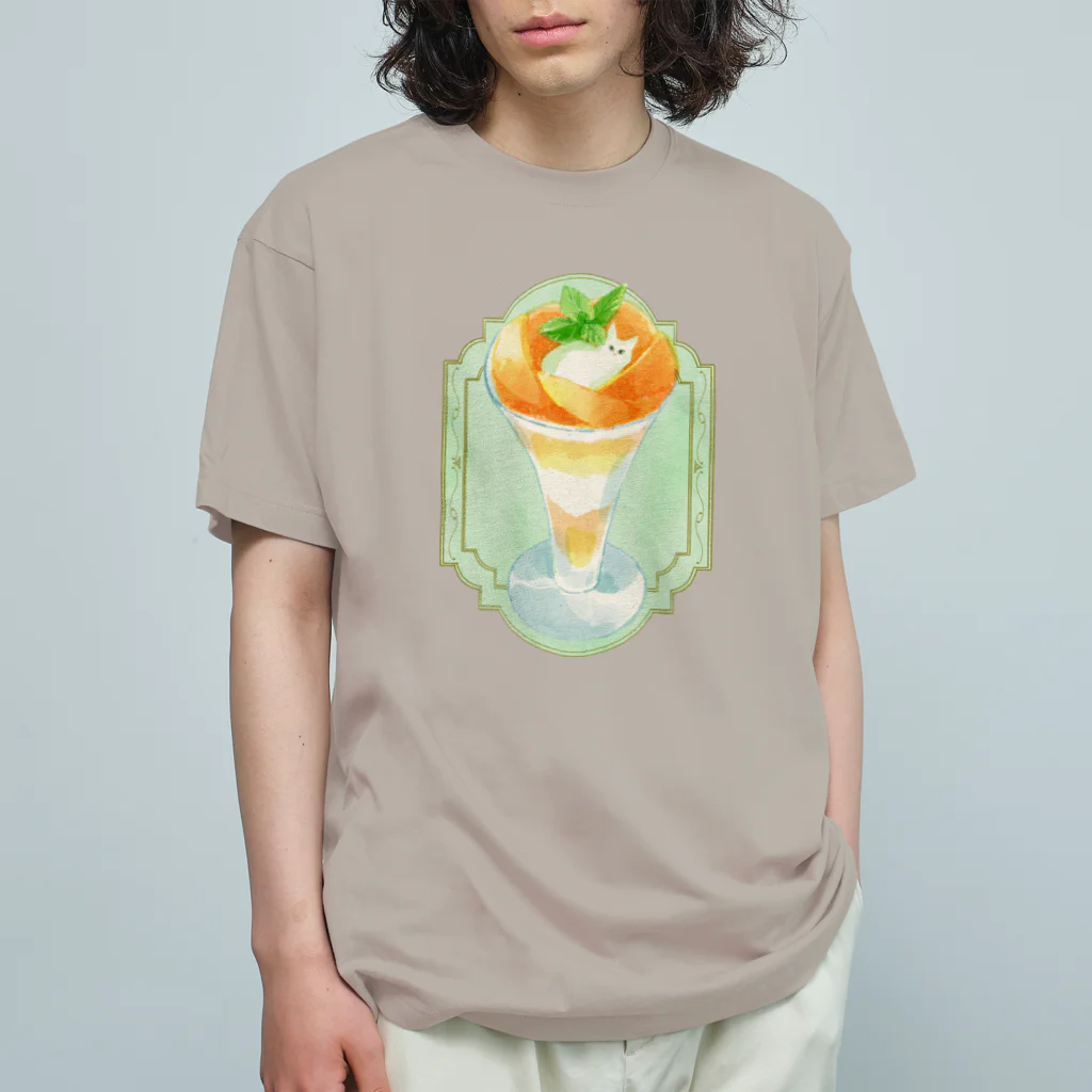 asako-shopのneko＊parfait Organic Cotton T-Shirt