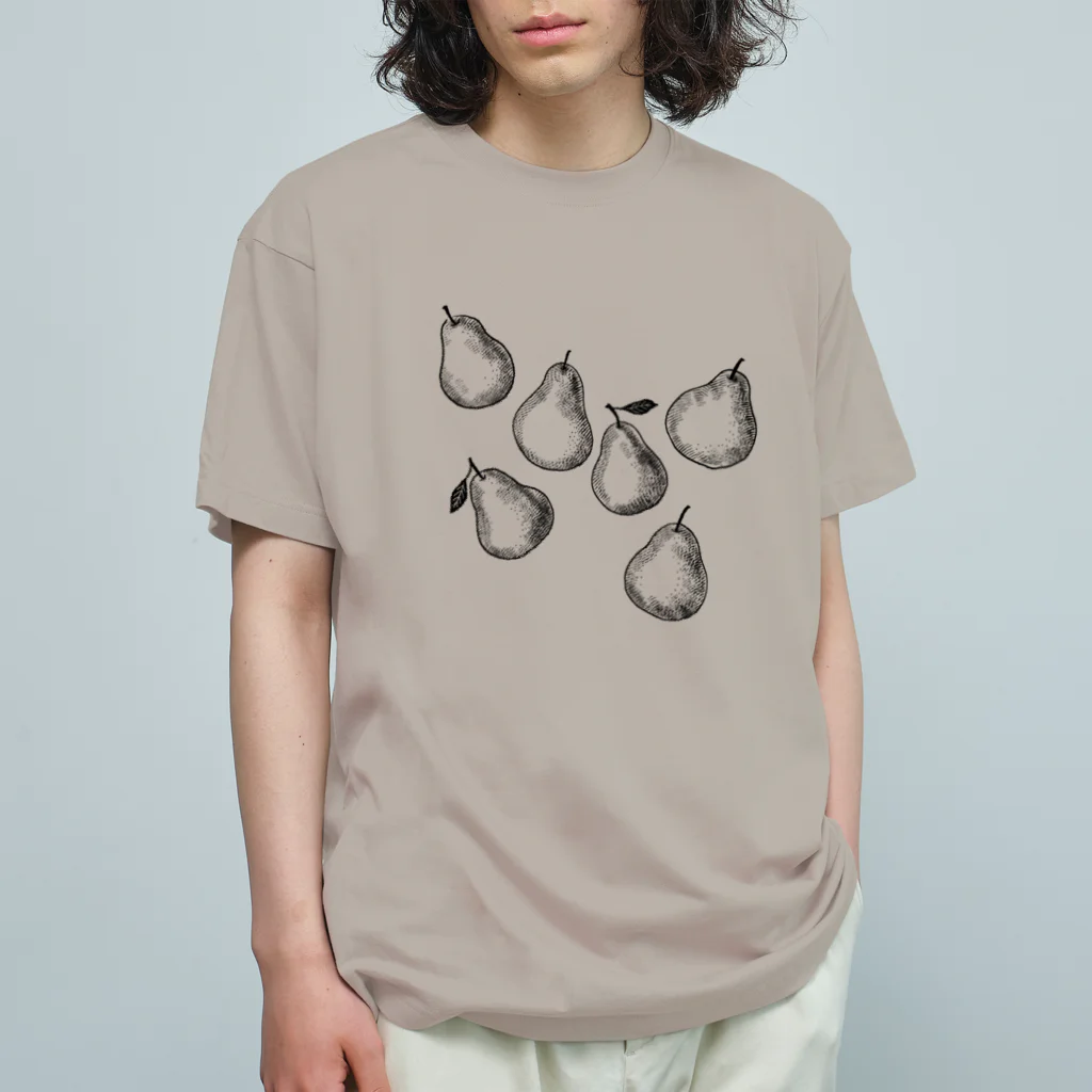 k_oの洋梨 pears オーガニックコットンTシャツ