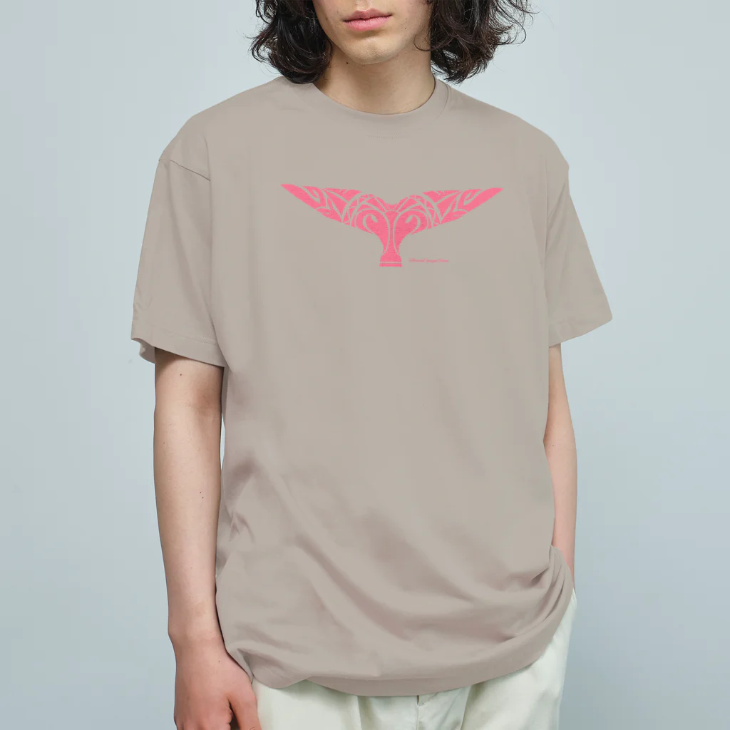 Noa Noa Art ＆ DesignのTale of the Whale｜クジラの尾（前面プリント） Organic Cotton T-Shirt