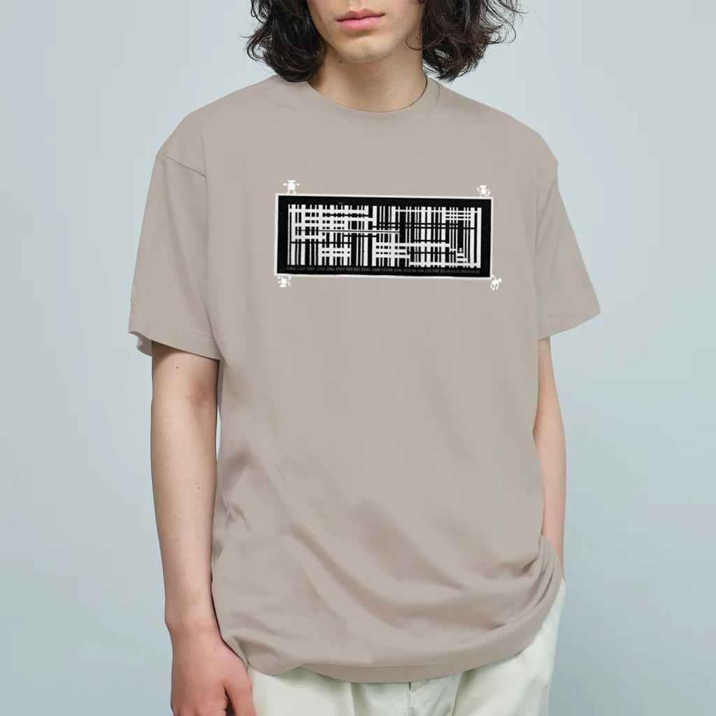  Genius is here.のGAME 2021 WHITE MAIN COLOR オーガニックコットンTシャツ