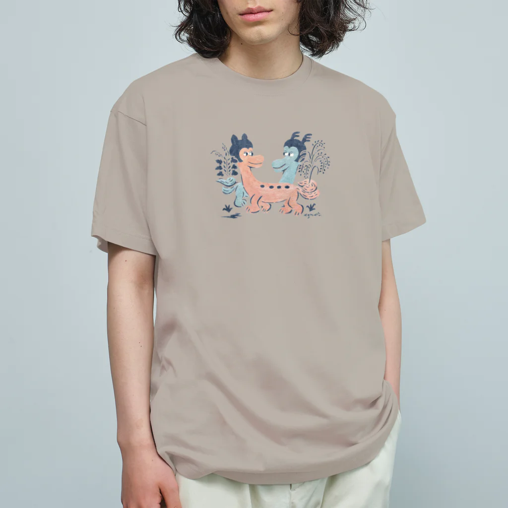 Shigenosukeのシナカル　＃お米と野菜 オーガニックコットンTシャツ