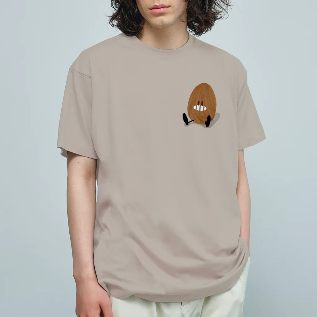 ゆた麻呂亭の素焼きあーもんど Organic Cotton T-Shirt