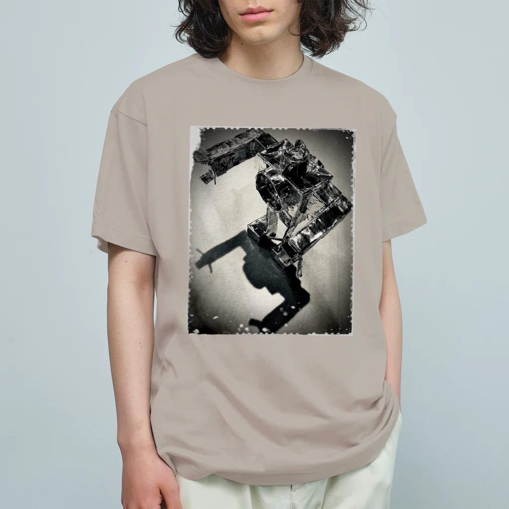 すぷらのTime Machine Robo オーガニックコットンTシャツ