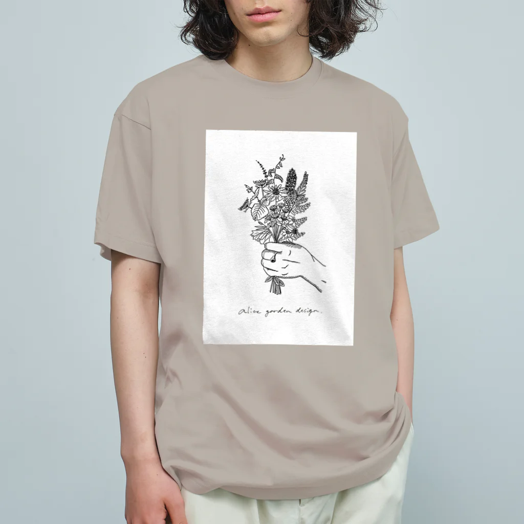 asataku gardener (alice garden design)のBouquet Organic Cotton T-Shirt